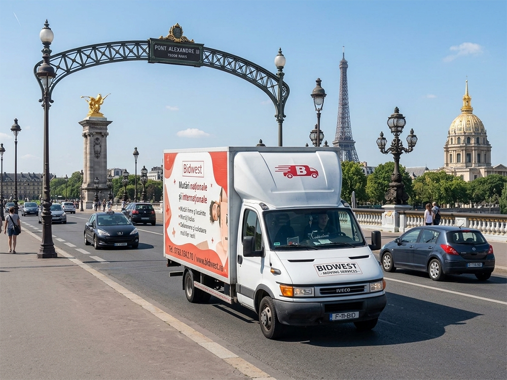 transport mobila Paris